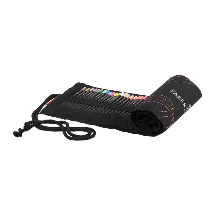 Faber-Castell Моливи Black Edition, на руло, 72 цвята