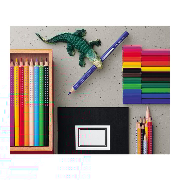 Faber-Castell Цветен молив Jumbo Grip, жълт