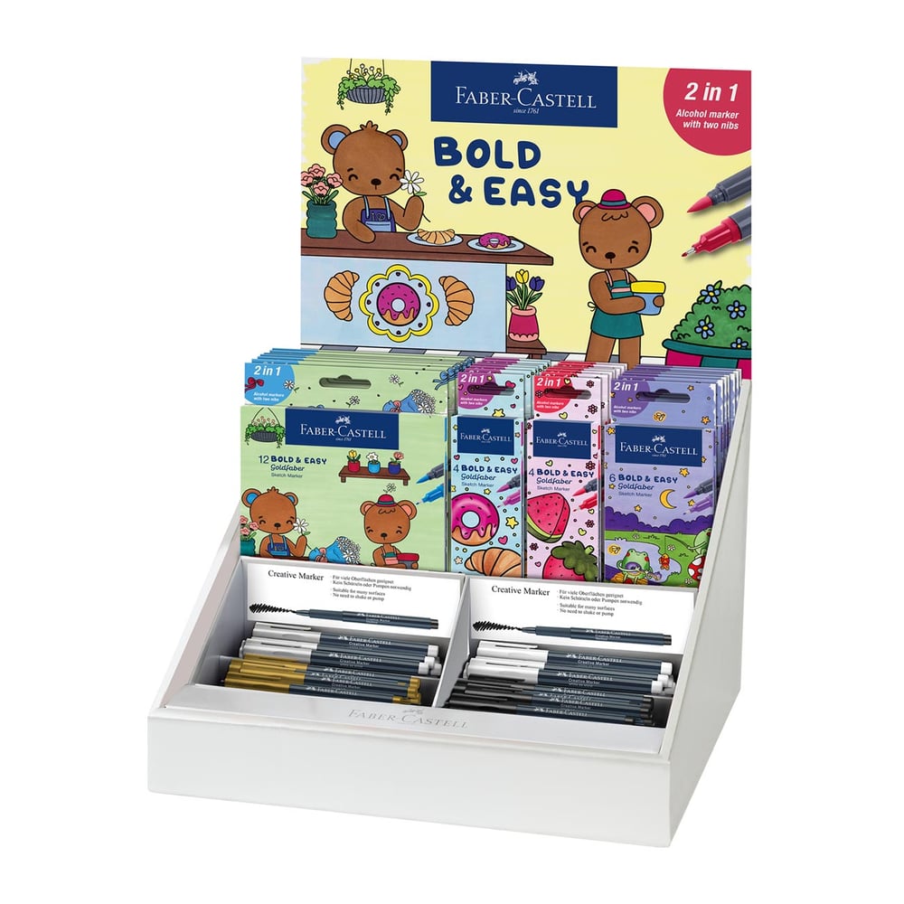 Faber-Castell Маркер Goldfaber Sketch, Bold Easy, дисплей
