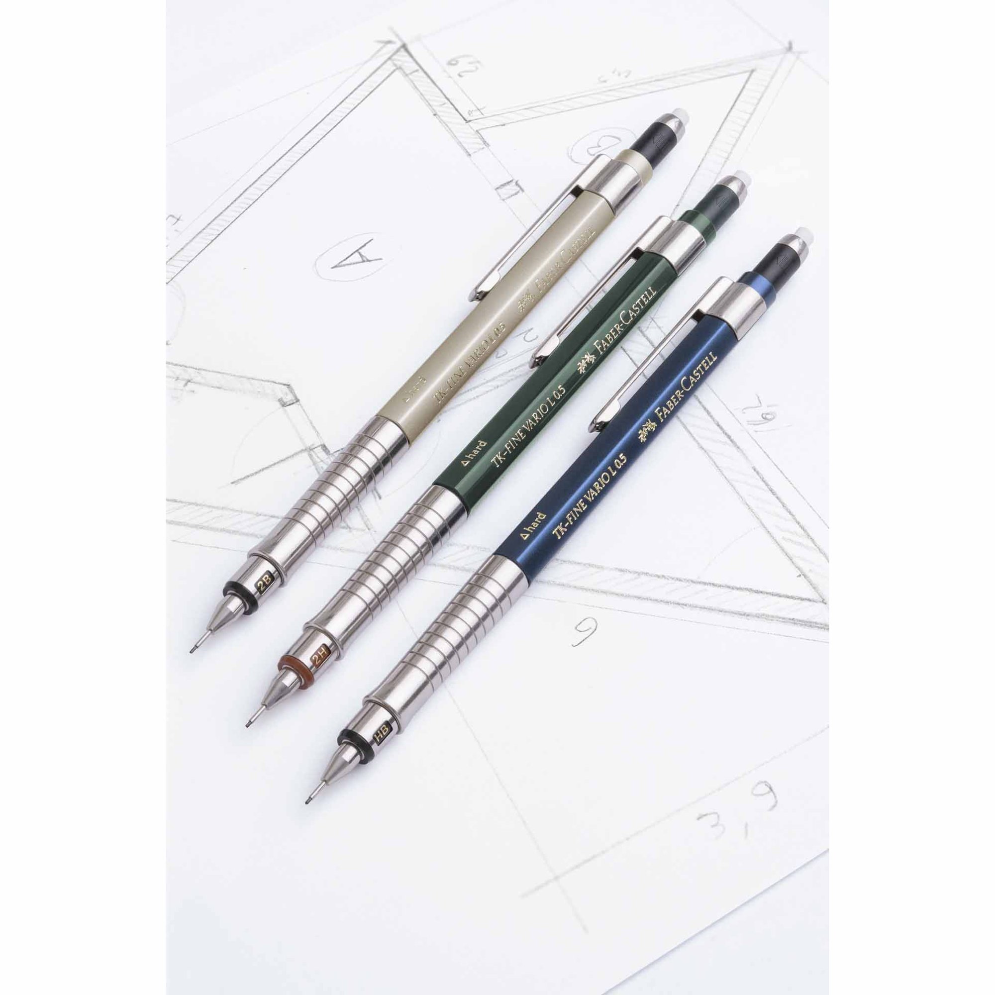 Faber-Castell Автоматичен молив TK-Fine Vario L, 0.5 mm, цвят индиго