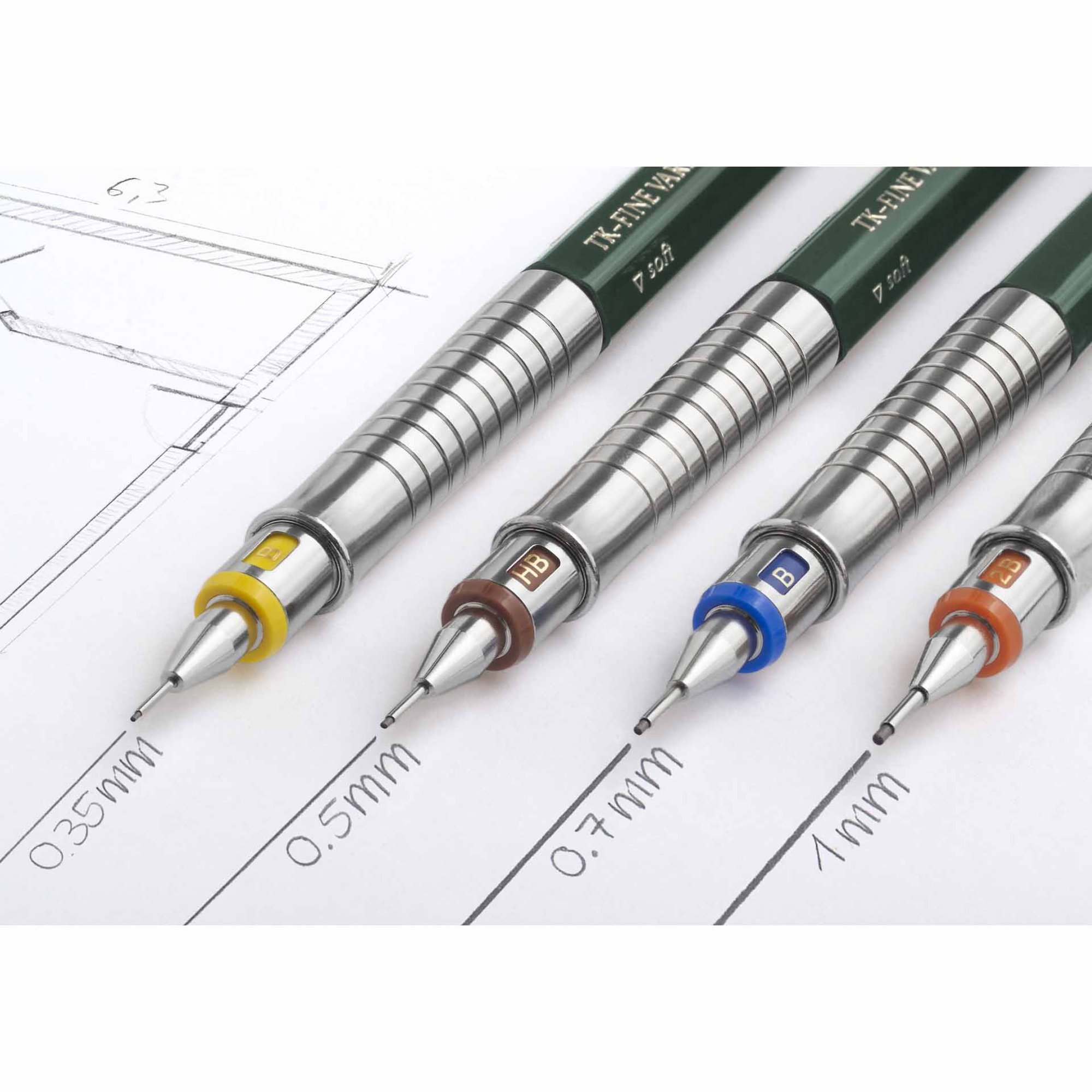 Faber-Castell Автоматичен молив TK-Fine Vario L, 0.5 mm, цвят индиго