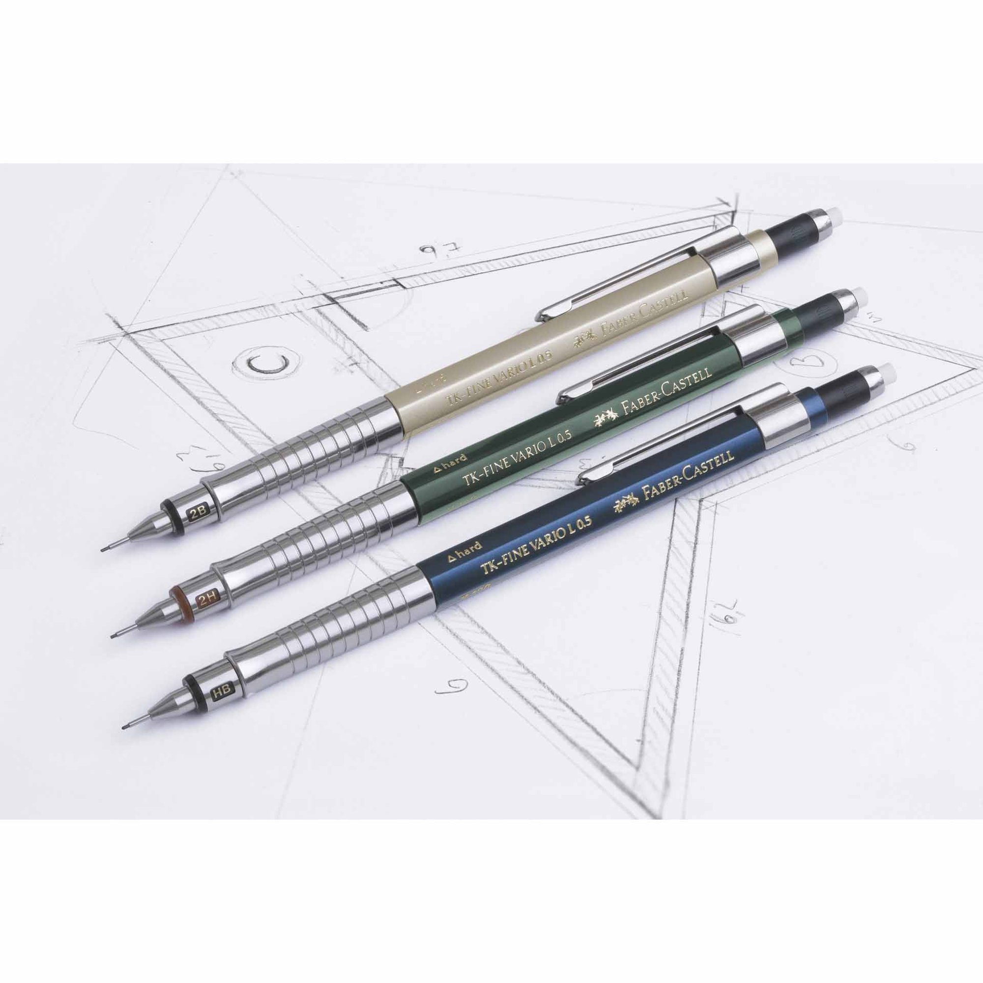 Faber-Castell Автоматичен молив TK-Fine Vario L, 0.7 mm, цвят индиго