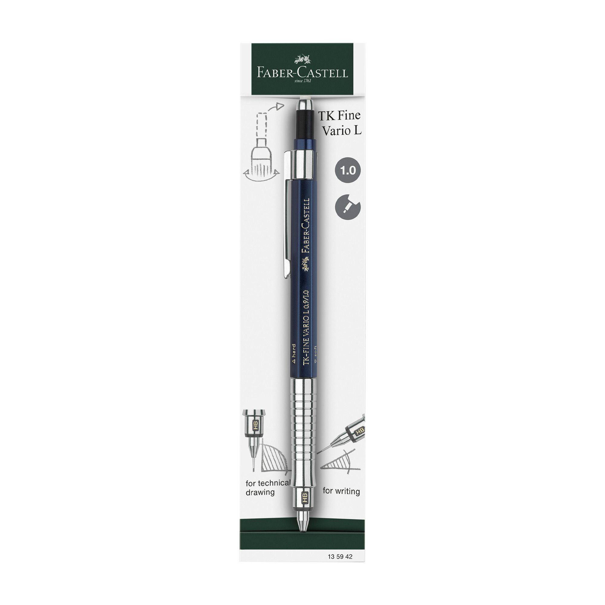 Faber-Castell Автоматичен молив TK-Fine Vario L, 1 mm, цвят индиго