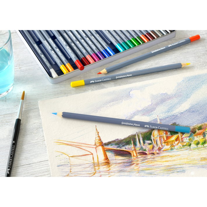 Faber-Castell Модул Goldfaber Aqua, 720 пастелни молива, в дисплей