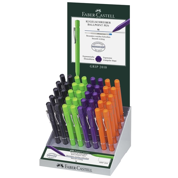 Faber-Castell Химикалка Grip 2010 Harmony, 40 броя в дисплей