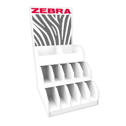 Zebra Дисплей за пишещи средства P12, PVC, с 12 отделения