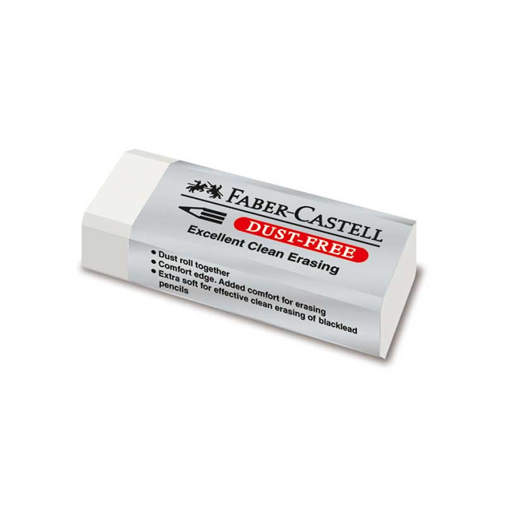 Faber-Castell Гума за молив Dust Free, бяла