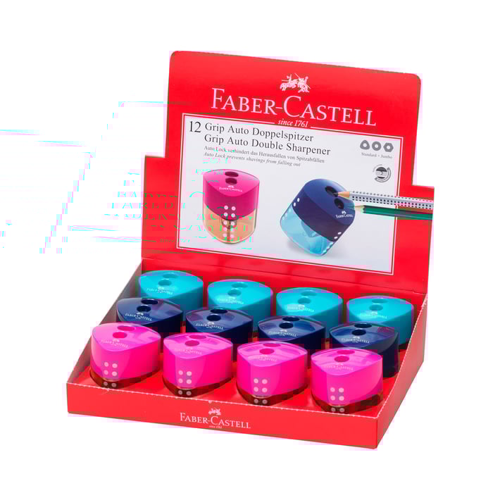 Faber-Castell Острилка Trend Auto, двойна, микс цветове