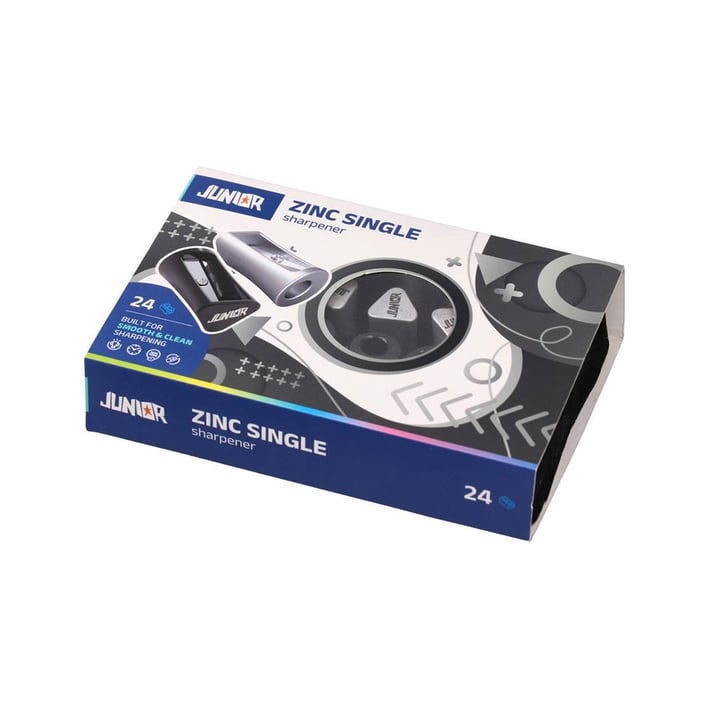 Острилка Junior Zinc Single, метална, асорти