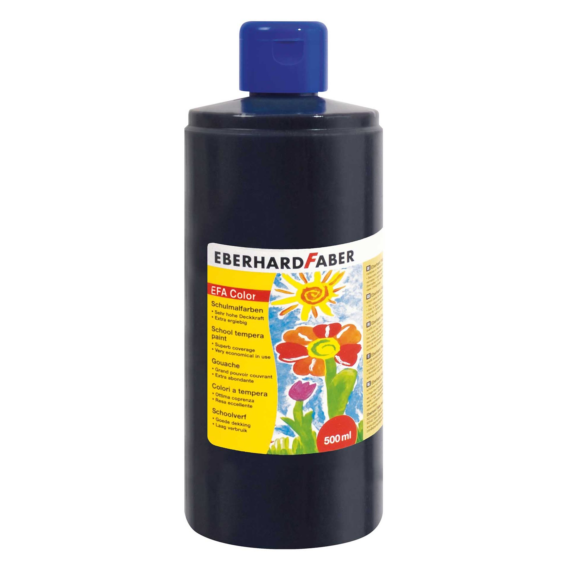 Eberhard Faber Темперна боя, 500 ml, черна