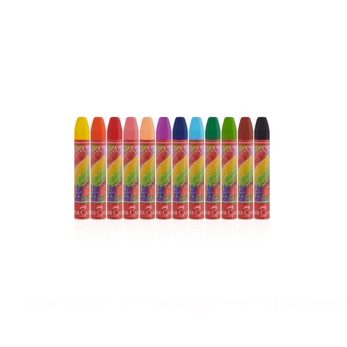 Faber-Castell Маслени пастели, 12 цвята