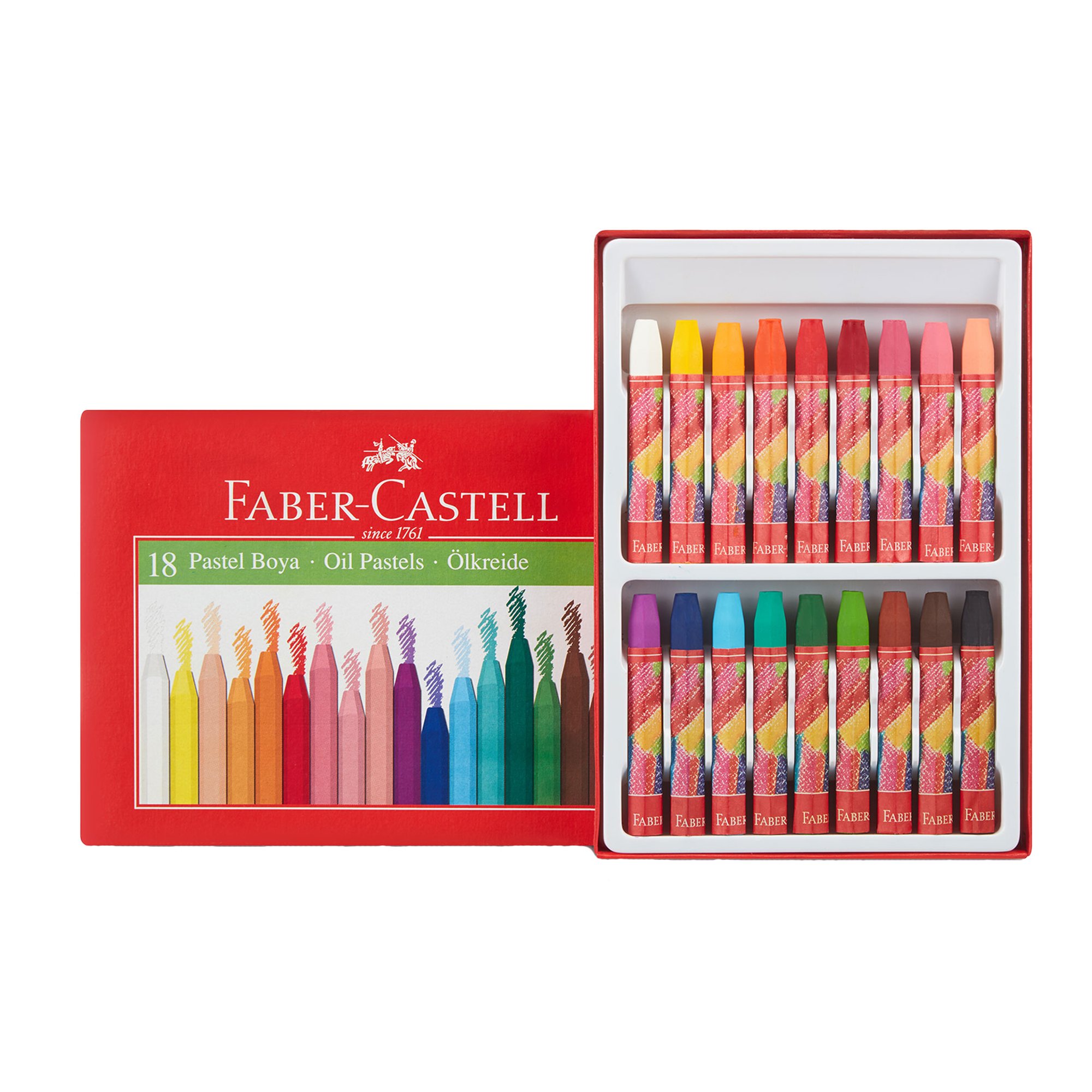 Faber-Castell Маслени пастели, 18 цвята