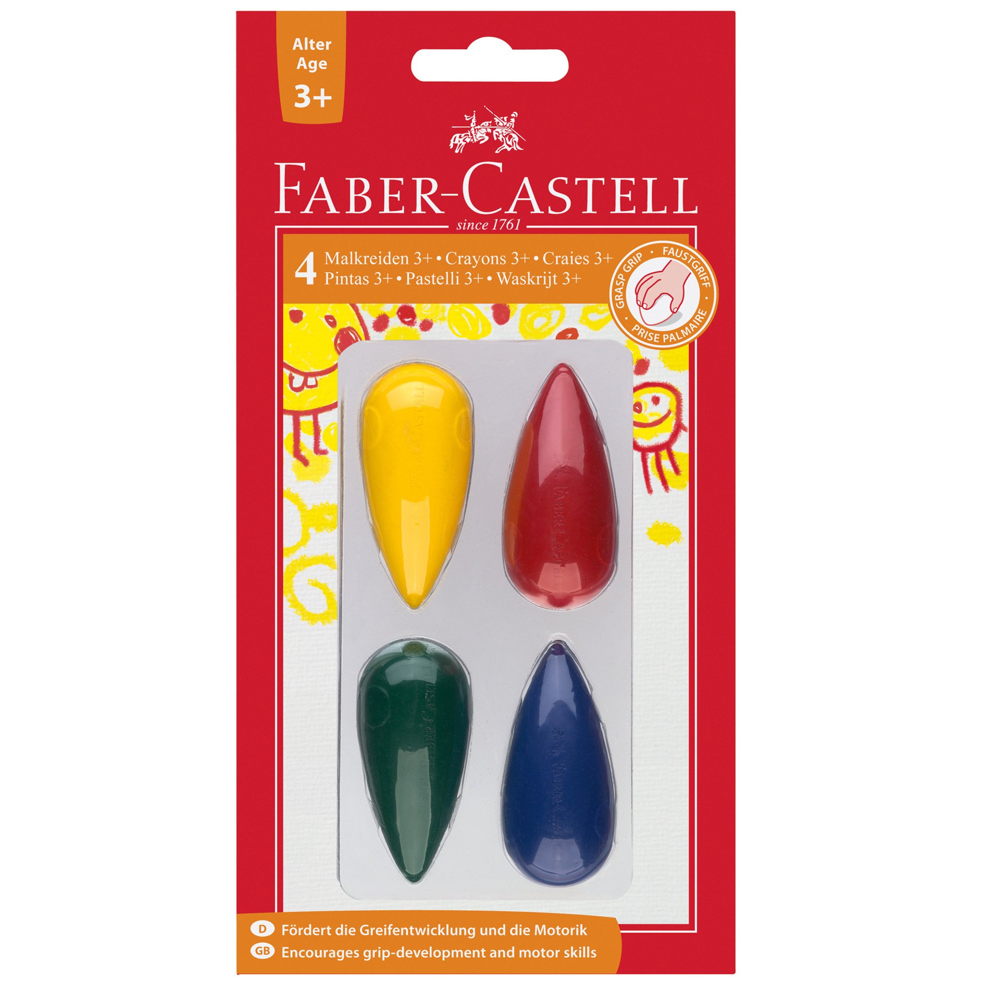 Faber-Castell Пастели Pear, 4 цвята