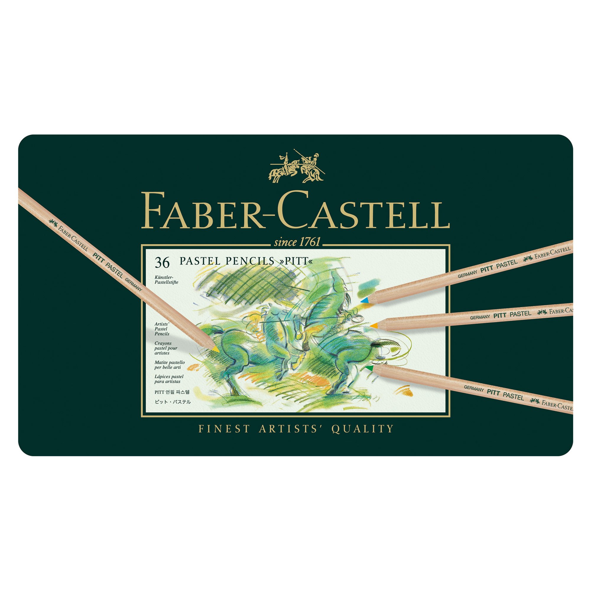 Faber-Castell Цветни моливи Pitt Pastel, 36 цвята