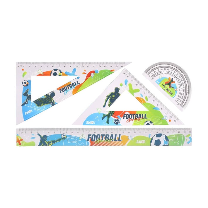 Чертожен комплект Junior Honun 30, футбол, 30 cm, 4 части