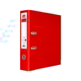 Top Office Класьор, 8 cm, PP, с метален кант, червен