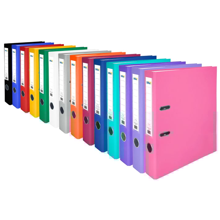 Office 1 Класьор, 5 cm, PP, без метален кант, розов