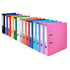 Colori Класьор, 5 cm, PP, с метален кант, несглобен, сив, 50 броя