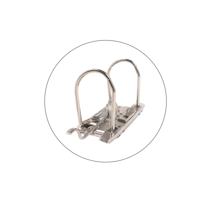 Office 1 Класьор, 5 cm, PP, несглобен, черен, 50 броя