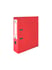 Office 1 Класьор, 8 cm, PP, с метален кант, несглобен, червен, 50 броя