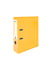 Office 1 Класьор, 8 cm, PP, с метален кант, несглобен, жълт, 50 броя