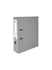 Office 1 Класьор, 8 cm, PP, с метален кант, несглобен, сив, 50 броя