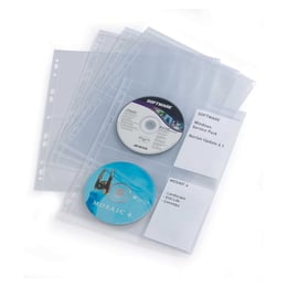 Durable Джоб за CD/DVD, с място за етикети, 10 броя