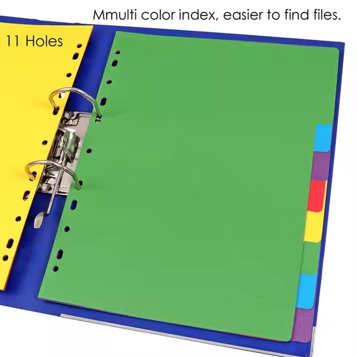 Foska Разделител, картонен, 180 g/m2, 10 цвята