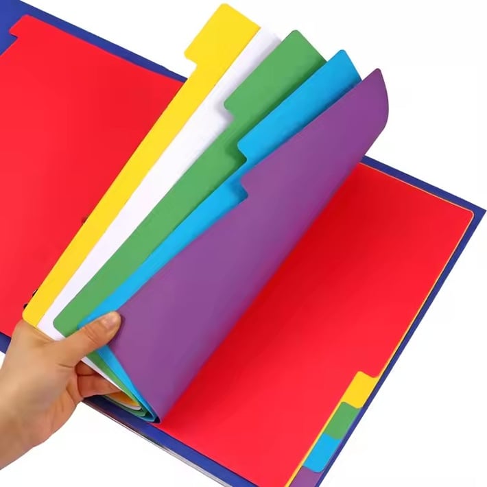 Foska Разделител, картонен, 180 g/m2, 10 цвята