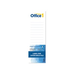 Office 1 Етикет за класьор, 8 cm, 10 броя