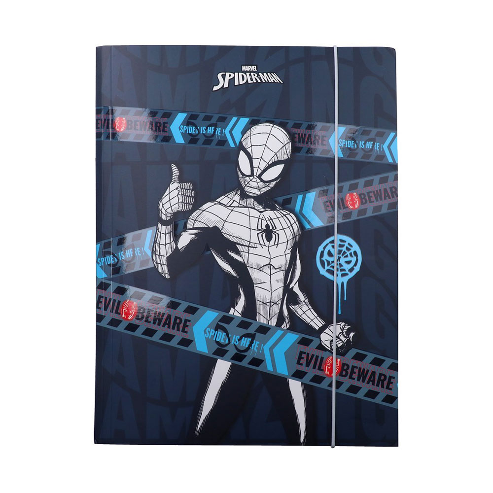 Папка Best Buy Apex 10, с ластик, Спайдърмен, 10 mm