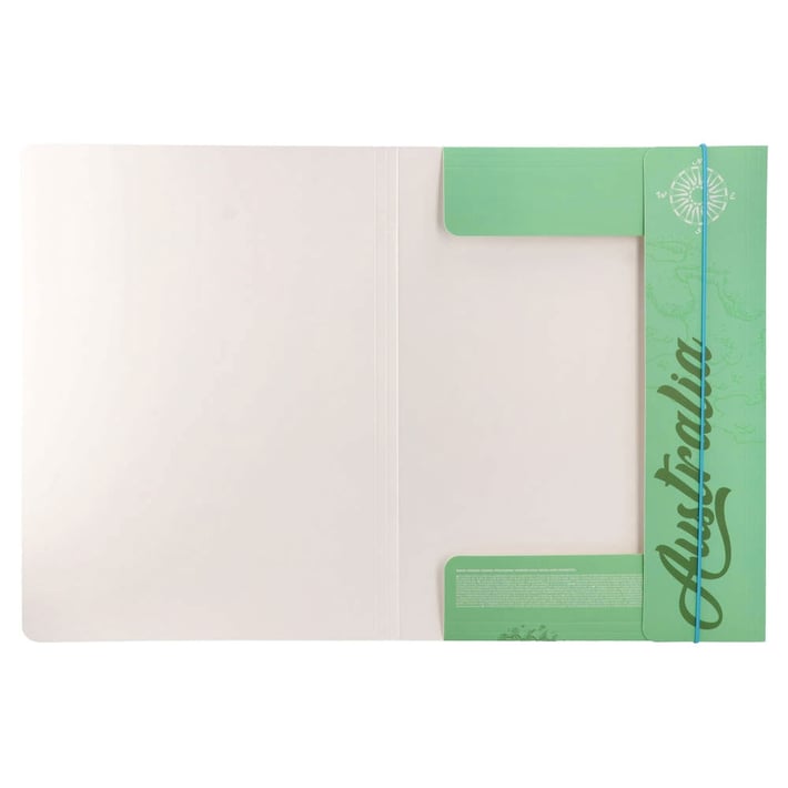 Папка Biro Time Apex 10, с ластик, А4, 10 mm, зелена