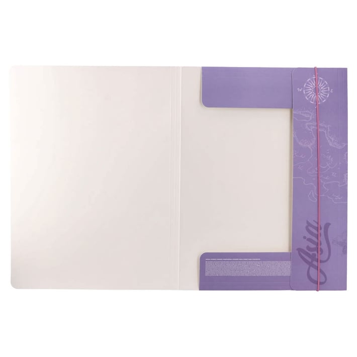 Папка Biro Time Apex 10, с ластик, А4, 10 mm, лилава