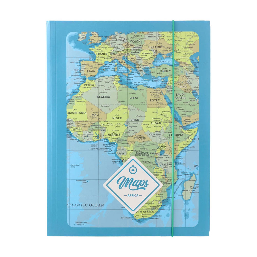 Папка Biro Time Apex 10, с ластик, А4, 10 mm, синя