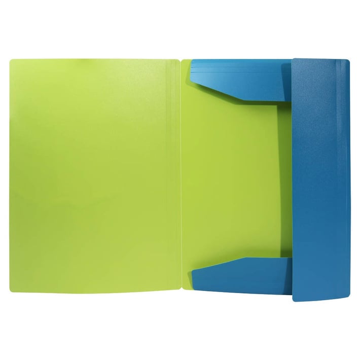 Папка Biro Time Mapp, с ластик, А4, синя