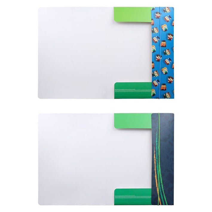 Папка Play Apex 10, с ластик, за момчета, 10 mm, асорти, 1 брой