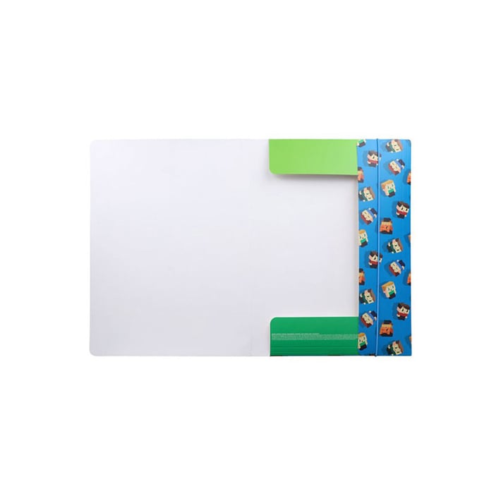 Папка Play Apex 10, с ластик, за момчета, 10 mm, асорти