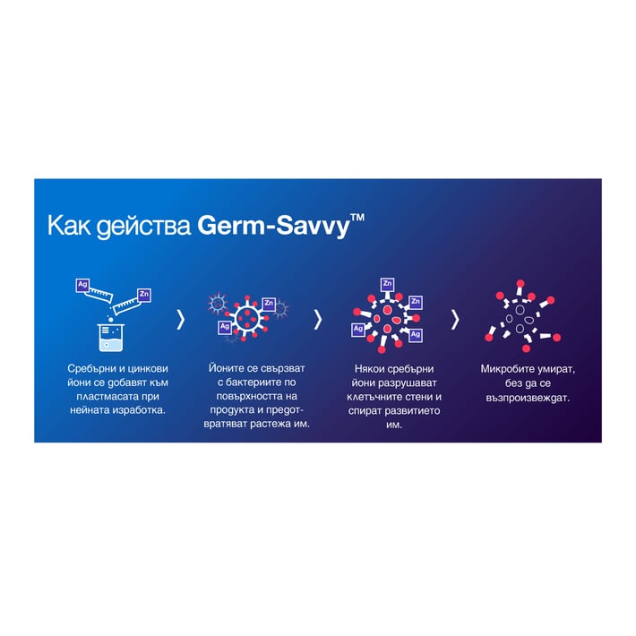 Rapesco Папка Germ-Savvy, PP, с 10 джоба, черна