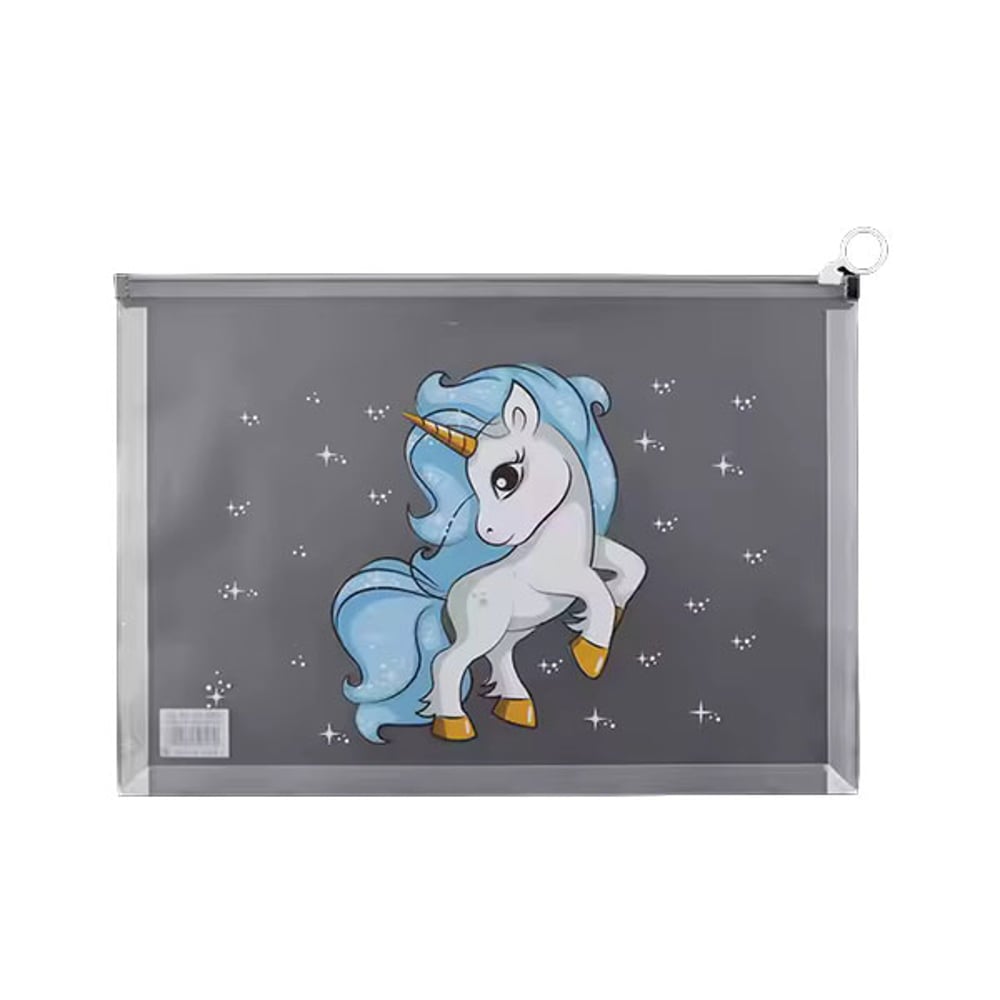 Foska Папка Еднорози, A4, с цип