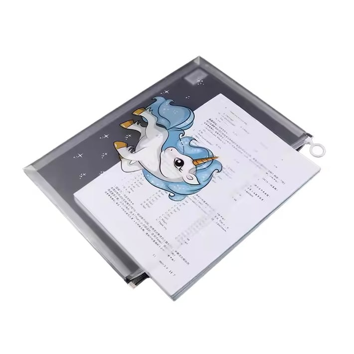 Foska Папка Еднорози, A4, с цип