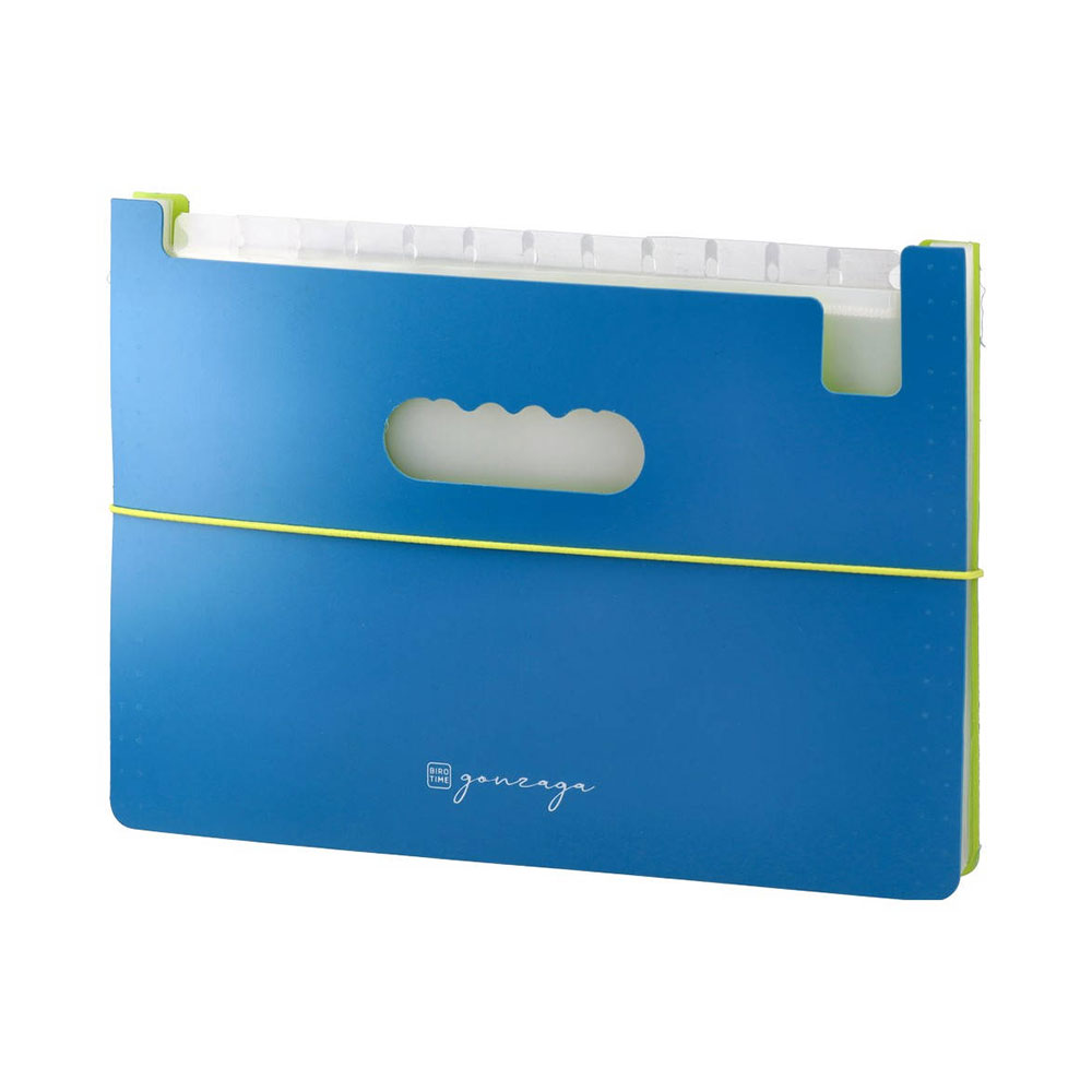 Папка Biro Time Gonzaga, с 13 разделителя, синя