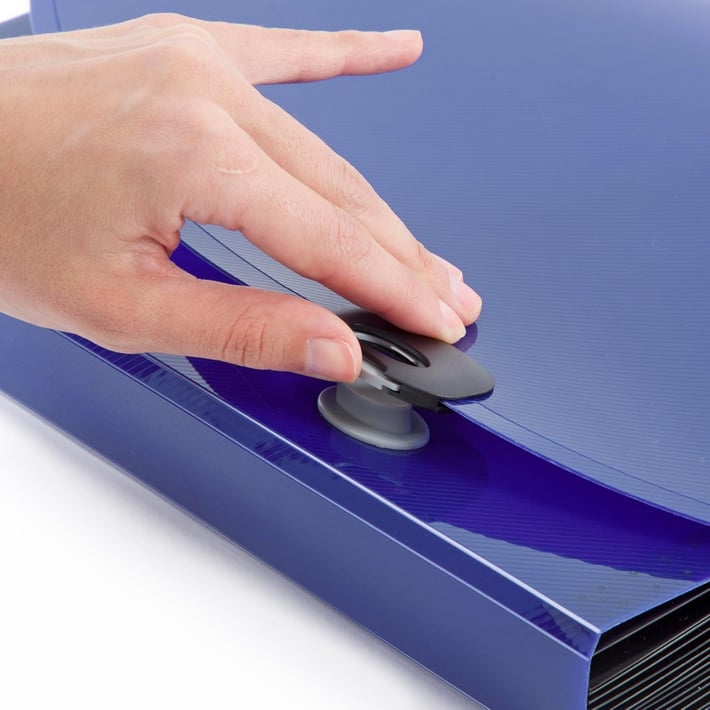 Rapesco Папка, тип хармоника, с 13 отделения, A4+, синя