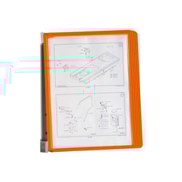 Durable Информационна система Vario Magnetic Wall, A4, с 5 джоба, оранжева