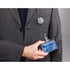 Durable Ретрактор Chrome, ролетен държач за бадж, с клипс, метален, 10 броя