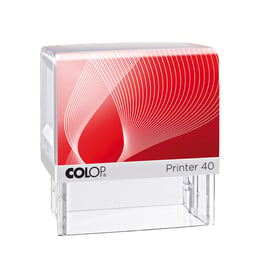 Colop Печат Printer 40, правоъгълен, 23 x 59 mm, червен