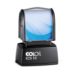 Colop Печат EOS 10, правоъгълен, 27 x 12 mm, син
