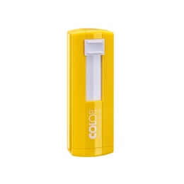 Colop Печат PSP 40, джобен, 58 х 22 mm, жълто-син