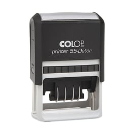 Colop Датник PR 55 Dater, черен корпус, син тампон