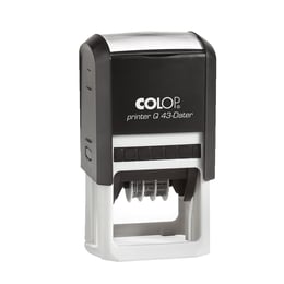 Colop Датник Q43, 43 х 43 mm, черен