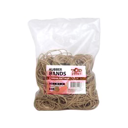Top Office Ластици, 90% каучук, кафяви, 500 g
